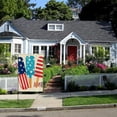 thumbnail image 5 of PHYHOO  American Stars and Stripes Popsicle Garden Flag Double Sided Outside, USA Patriotic Independence Memorial Day Yard Outdoor Decoration White, 5 of 6