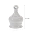 thumbnail image 2 of OULII 10Pcs Lamp Finials Connector Zinc Alloy Decoration For Interior Design White, 2 of 8