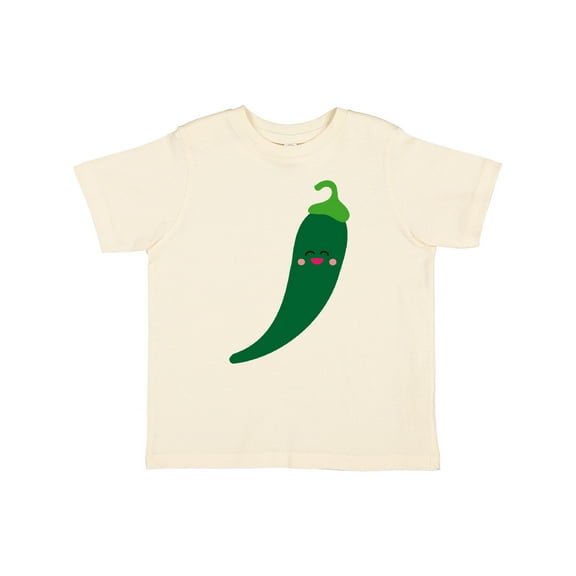 Inktastic Green Chili Pepper Kawaii Boys or Girls Toddler T-Shirt