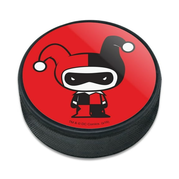 Harley Quinn Cute Chibi Character Ice Hockey Puck