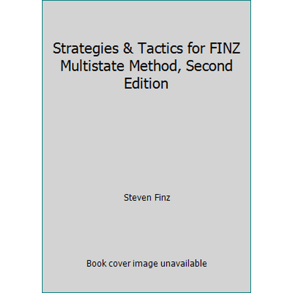 Pre-Owned Strategies & Tactics for FINZ Multistate Method, Second Edition (Paperback) 0735578982 9780735578982