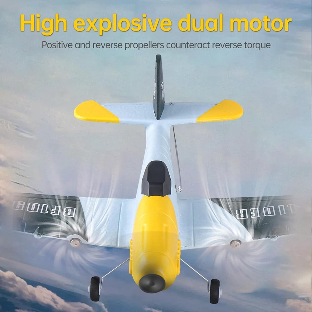 KF811 BF109 2.4G 3CH RC Airplane EPP Foam Fixed Wingspan Glider RTF Mini Warbird Planes Toys Gifts