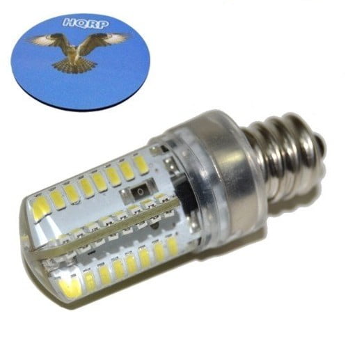 Sears 385.17626/385.17628/385.17724/385.17822/385.17824/385.17826 Sewing Machine Plus HQRP Coaster HQRP 110V LED Light Bulb Cool White for Kenmore