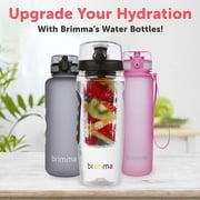 Brimma Leak Proof Fruit Infuser Water Bottle, Large 32 Oz.