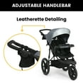 thumbnail image 5 of Jeep TurboGlyde Jogging Stroller by Delta Children, Grey Tech, 5 of 15