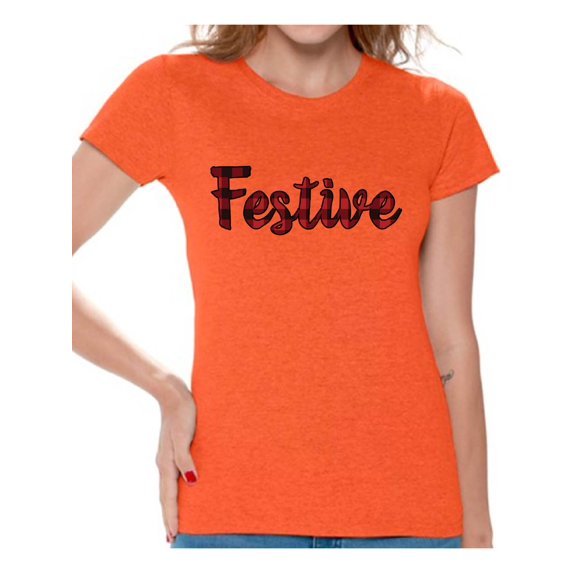 Awkward Styles Ugly Xmas Shirts for Men Christmas Festive Plaid T-Shirt Awkward Styles Ugly Xmas Shirts for Women Christmas Festive Plaid T-Shirt