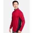 thumbnail image 2 of Harriton M786 Men's Flash Snag Protection Plus IL Colorblock Quarter-Zip Pullover-Red/ Black-L, 2 of 6