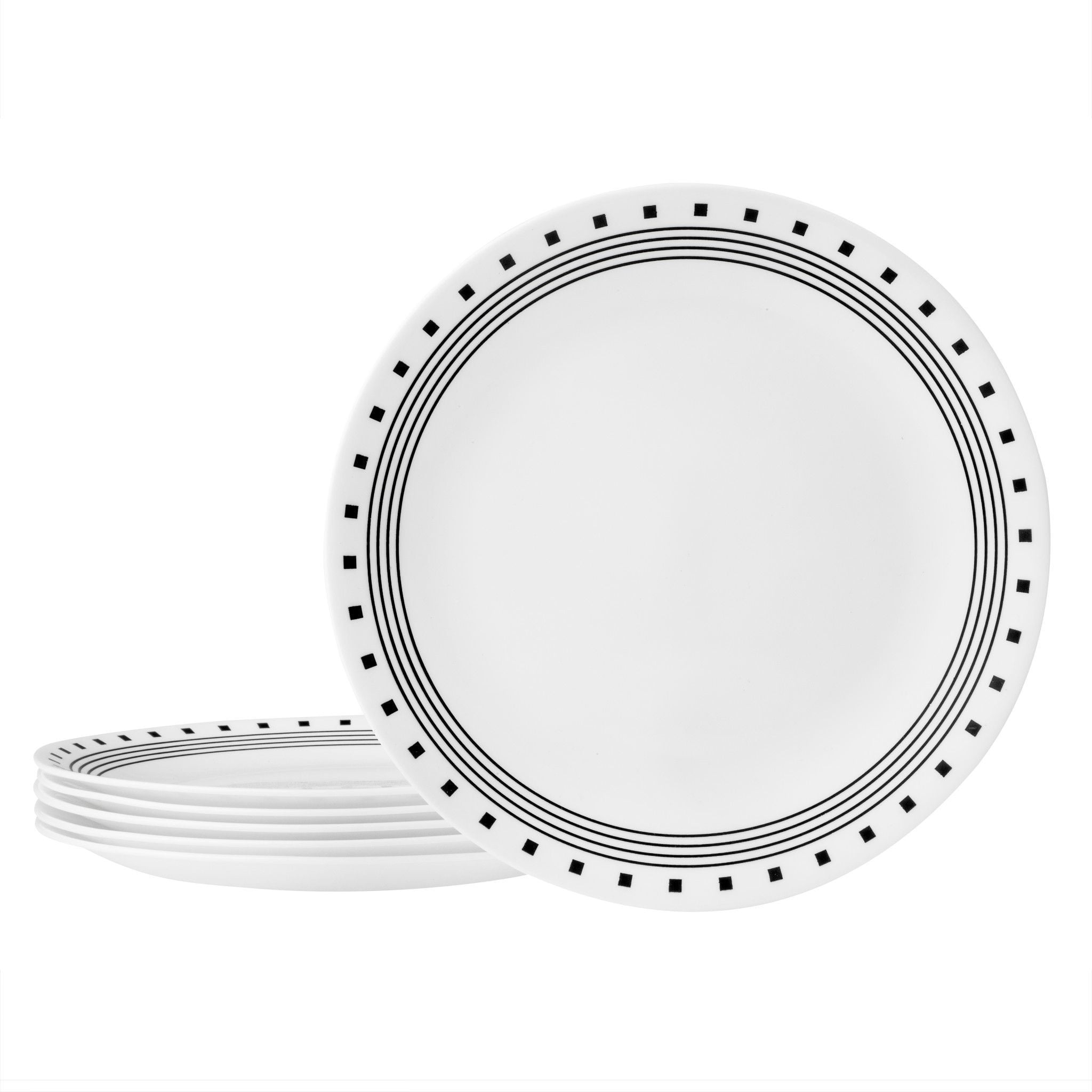 Corelle Classic City Block 10.25 Dinner Plate, Set of 6