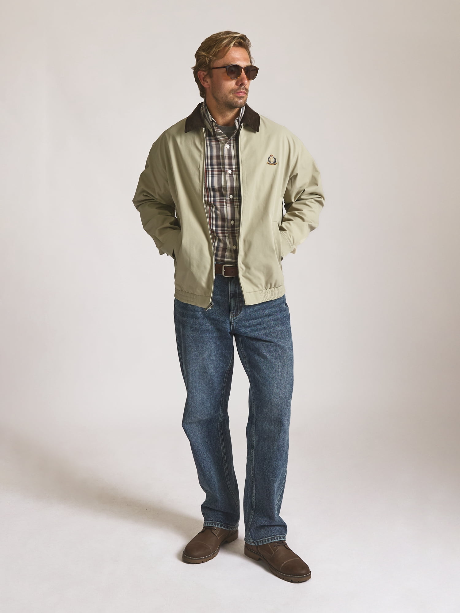 Chaps Men’s and Big Men’s Heritage Harrington Barn Jacket, Sizes S–2XL