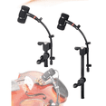 thumbnail image 2 of Adjustable Instrument Stand with Rackmount Bracket Clip Microphone Clip Soft Rubber Shock-Absorbing Structure for Cello, 2 of 8