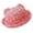 Pink, variant on OOOUM Kids Cute Straw Hat Lightweight Breathable Rolled Brim Sun Hat Outdoor Travel Beach Hat For Toddler Boys Girls Pink
