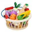 thumbnail image 1 of Juego de juguetes Victostar magnético para cortar frutas con cesta, 1 of 1