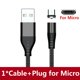 thumbnail image 1 of AUFU LED Cable de carga USB magnético tipo C Cable de teléfono cargador magnético Cable Micro USB para Xiaomi Samsung para iPhone 12 Tan Jianjun unisex, 1 of 2