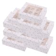 thumbnail image 3 of 10 Uds. Cajas para cupcakes, contenedores para cupcakes, 12 unidades, cajas portadoras para panadería, soportes para pasteles, magdalenas, postres y mármol, 3 of 9