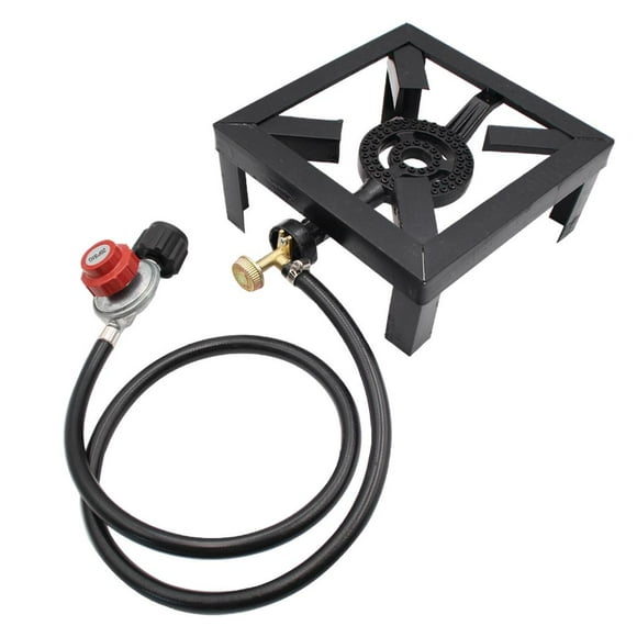 Almencla Gas Propane Burner Camp Stove Outdoor High Pressure Propane Stove Adjustable