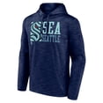 thumbnail image 2 of Men's Fanatics Deep Sea Blue Seattle Kraken Never Quit Pullover Hoodie, 2 of 3