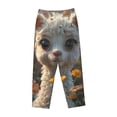 thumbnail image 4 of Daiia Adorable Llama In Flowers Women's Sleep Pant with Pockets and Drawstring,Pajama Pants-XX-Large, 4 of 9