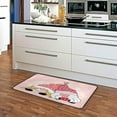 thumbnail image 5 of Coolnut Valentine's Day Kitchen Rug 39"x20", Valentine's Day Cute Gnome Non Slip Washable Cushioned Carpets Polyester AntiFatigue Comfort Porch Floor Mat for Washroom Bedroom Bedroom Office, 5 of 7