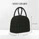 thumbnail image 2 of Balery Buffalo Plaid Dark Green Bolsa de Almuerzo para Mujeres, Caja de Almuerzo, Bolsa de Almuerzo Pequeña Impermeable, Tote de Almuerzo Reutilizable con Gran Capacidad, 2 of 6