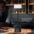 thumbnail image 3 of LED Cordless Table Lamp With 3 Light Mode, USB  Rechargeable Stepless Dimming Touch Control Desk Lamp For Bedroom, Living Room, 3 of 8