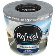 Refresh Your Car! Gel Can Air Freshener (New Car/Cool Breeze Scent, 5 oz)