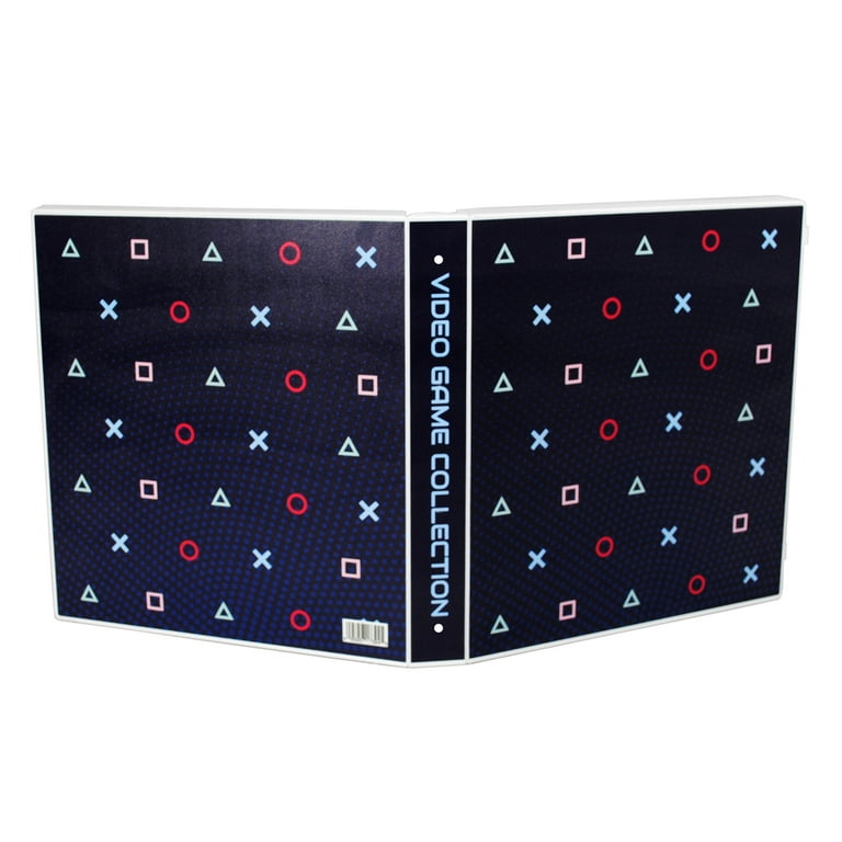 PlayStation Themed Video Game Storage Case, Holds 80 Video