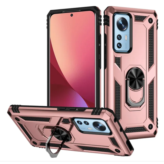 Funda de teléfono para Xiaomi Redmi Note 12S de Uso Rudo Shockproof + Cristal 9D