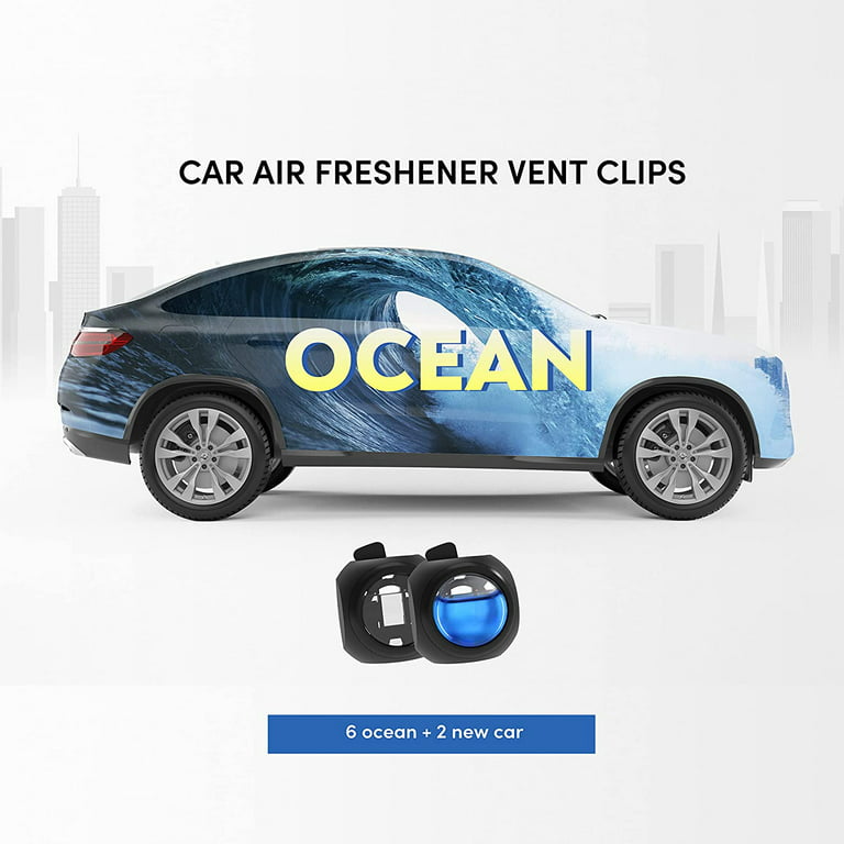  2 Packs Custom Car Air Freshener Diffuser Vent Clips