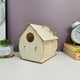 thumbnail image 1 of Pisexur Suministros para mascotas Diseño De Casitas Pequeñas, Cajas De Cría, Colgantes De Madera, Decoraciones, Y Decoraciones De Casas De Pájaros De Madera perros, gatosperros, gatos y animales, 1 of 2