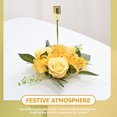 thumbnail image 4 of MasteelfCA 3Pcs Candlestick Garland Simulation Candle Ring Wreaths Table Centerpieces Decors, 4 of 7