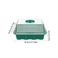 thumbnail image 4 of POINTERTECK Seedling Starter Kit Plastic 12 Holes Seed Starter Tray Kit with Adjustable Air Outlet Multifunctional Seed Propagator Set with 2Pcs Transplant Tools and 20Pcs White Labels, 4 of 9