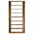 thumbnail image 4 of Yardi Yarda Rustic Wood Bookshelf with Sturdy Construction, Multi-Layer Display Storage Shelf, Brown, 4 of 4