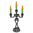 thumbnail image 2 of AKEGAMN Clearance! Halloween Skeleton Candelabra Decorations LED Light Up Candle Holder With Flashing Colored Theme For Home Tabletop Halloween Skeleton Candelabra Decorations LED Light Up Candle Ho, 2 of 6