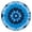 Blue Tie Dye, variant on Colorful Abstract Pattern Round Fitted Tablecloth with Elastic Edge,Dining Table Cover Waterproof,Outdoor Round Tablecloth for Camping,Dining,Indoor and Outdoor