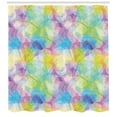 thumbnail image 3 of Ambesonne Psychedelic Shower Curtain, Dreamy Retro Botany, 69"Wx84"L, Multicolor, 3 of 3