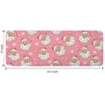 thumbnail image 7 of Pink Christmas Santa Pattern Kitchen Rug Mat,Kitchen Runner Rugs Non Skid Washable,Decorative Kitchen Floor Mats for Kitchen,Sink,Laundry,17"x47.2", 7 of 7