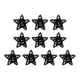 thumbnail image 3 of 10 colgantes de estrella de Navidad con pentagrama reutilizable para decoración colgante negro, 3 of 9