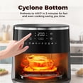 thumbnail image 4 of Air Fryer 6QT Toaster Oven, Kitchen Appliances with 8 Cooking Presets, 8-in-1 Max Crisp, Air Fry, Roast, Bake, Reheat and Dehydrate, 140°–400°F, Precise Heating Even Results for Kitchen, 4 of 8