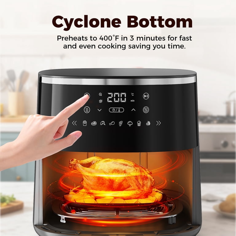 NICWIN 6-Quart Air Fryer Toaster Oven photo 4