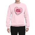 thumbnail image 2 of Wild Bobby Inside Pink Candy Heart Cute Funny Meme Valentine's Day Unisex Crewneck Sweatshirt, 2 of 6