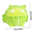 thumbnail image 3 of Muñeca de peluche HUOGUO, versión vegetal, col, 25 cm, 3 of 5