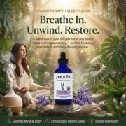 PURA DOR Organic Lavender Essential Oil 4 Fl Oz