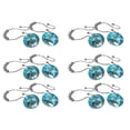 thumbnail image 3 of jiaroswwei 12Pcs/Set Bathroom Bling Round Acrylic Rhinestone Decorative Shower Curtain Hook, 3 of 5