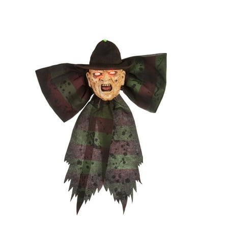 freddy krueger light up bow halloween decoration
