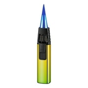 Mini Torch Lighter Windproof Jet Blue Flame Lighters Electric Lighter, Powerful Firepower Adjustable Dual-Arc Torch Lighter Bright Fire Lighter is Portable for Men