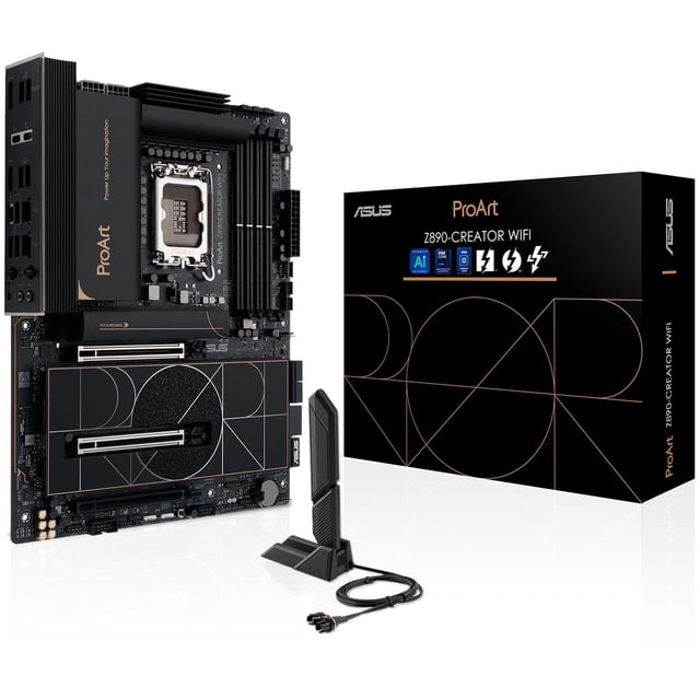 Tarjeta Madre ASUS PROARTZ890-CREATOR WIFI 7 DDR5 USB-C ATX negro