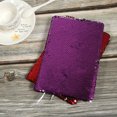 thumbnail image 3 of EeaseMX Libreta reversible de lentejuelas de moda, libretas creativas, agenda, diario, blocs de notas, papelería, morado, 3 of 7