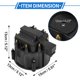 thumbnail image 3 of Kit de tapa de distribuidor Unique Bargains compatible para Chevy para GM SBC BBC 305 327 350 396 454, ABS negro duradero con rotor, 3 of 6