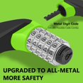 thumbnail image 4 of Candado con cadena para bicicleta Topcrown Upgrade, metal, 1,0 m, alta seguridad, 4 of 6