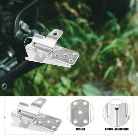 LEXSOMEO 2pcs Motorcycle Folding Rearset Rear Footrest Footpeg Pedal Peg Bike Cycling Parts